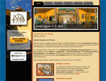 Tablet Screenshot of haciendalanoria.com